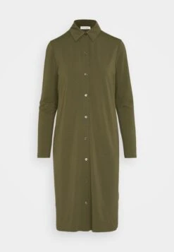 Marc O'Polo Dress Long Sleeve Collar Button Placket - Jerseyjurk - Wild Olive -Marc O'Polo 002d57dd40cb49feb867cb9e9c8c440d
