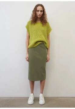 Marc O'Polo Midi Slim Aus Stretchigem Interlock - Kokerrok - Wild Olive