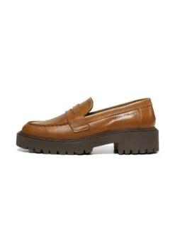 Marc O'Polo Penny-Loafer Aus Edlem - Plateaupumps - Cognac