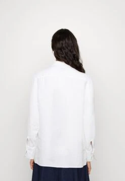 Marc O'Polo Blouse Long Sleeve Easy Shaped Chest Pocket - Overhemdblouse - White -Marc O'Polo 02bb22953863450f9581cf99a0c9e84e