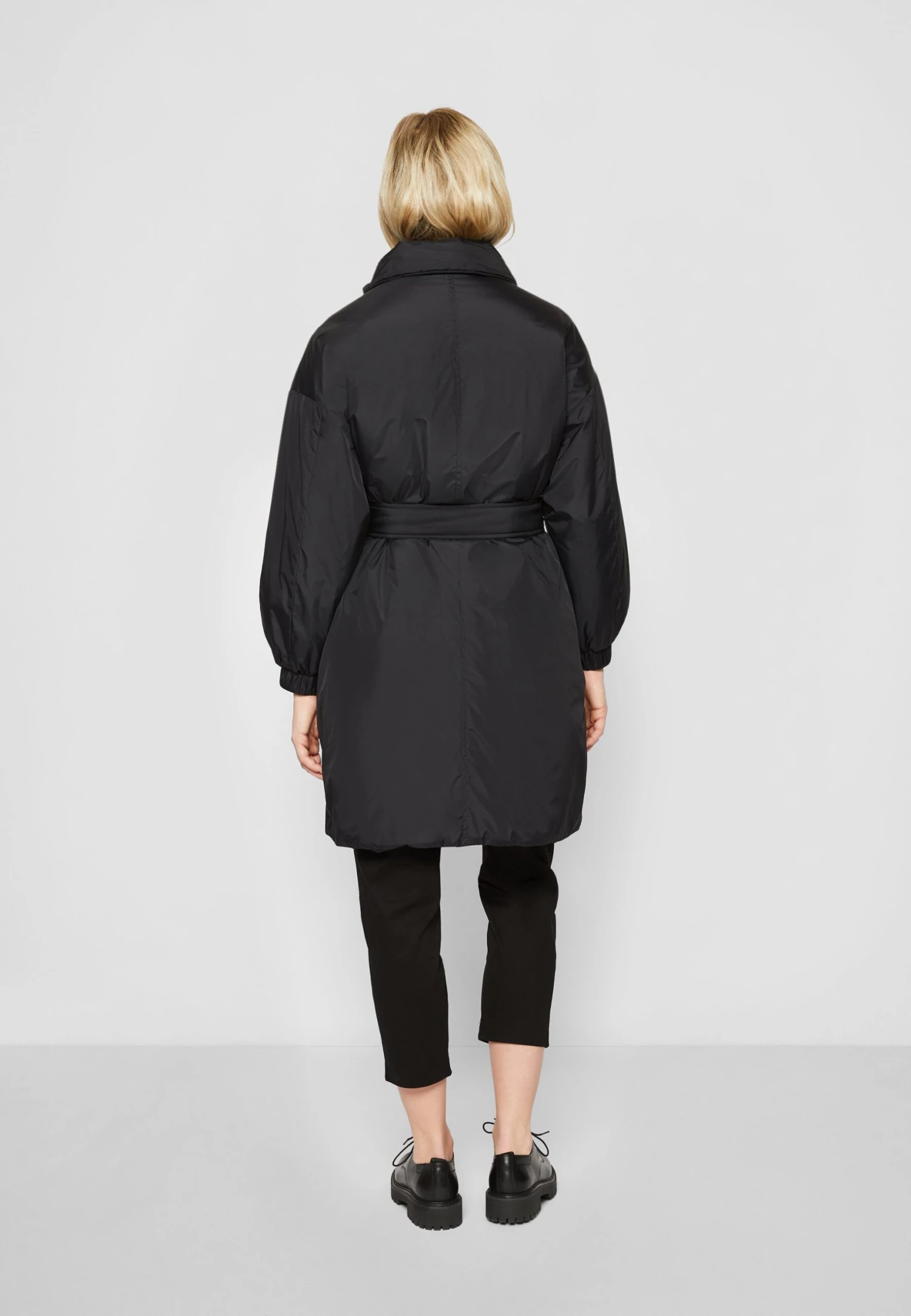 Marc O'Polo Coat Padded Oversized Belted Stand-Up Collar- Winterjas - Black 5 Marc O'Polo Coat Padded Oversized Belted Stand-Up Collar- Winterjas - Black - Afbeelding 3