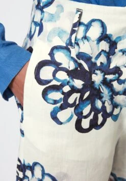 Marc O'Polo High Waist Mit Allover Print - Shorts - Light Blue -Marc O'Polo 073aa22940674db3a6efd230cc7c918c