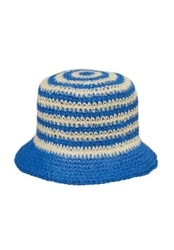 Marc O'Polo Bucket In Raffia Bast Optik - Hoed - Multi Summer Sky