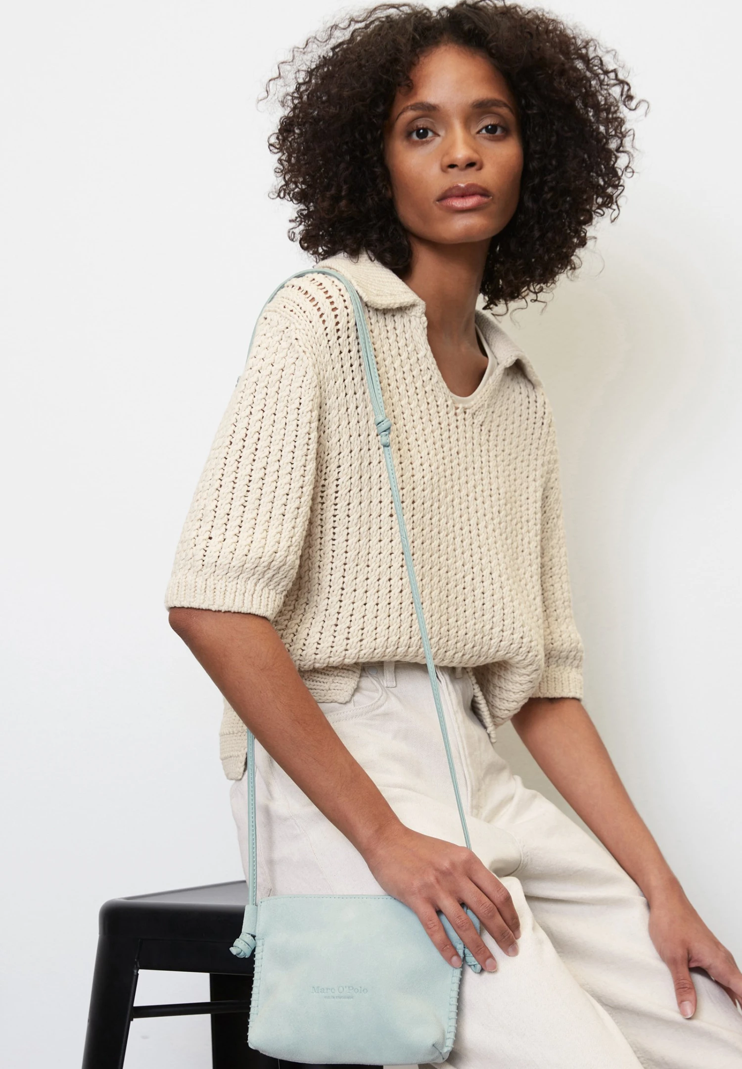 Marc O'Polo Mod. Swea - Schoudertas - Light Sea Blue 3 Marc O'Polo Mod. Swea - Schoudertas - Light Sea Blue