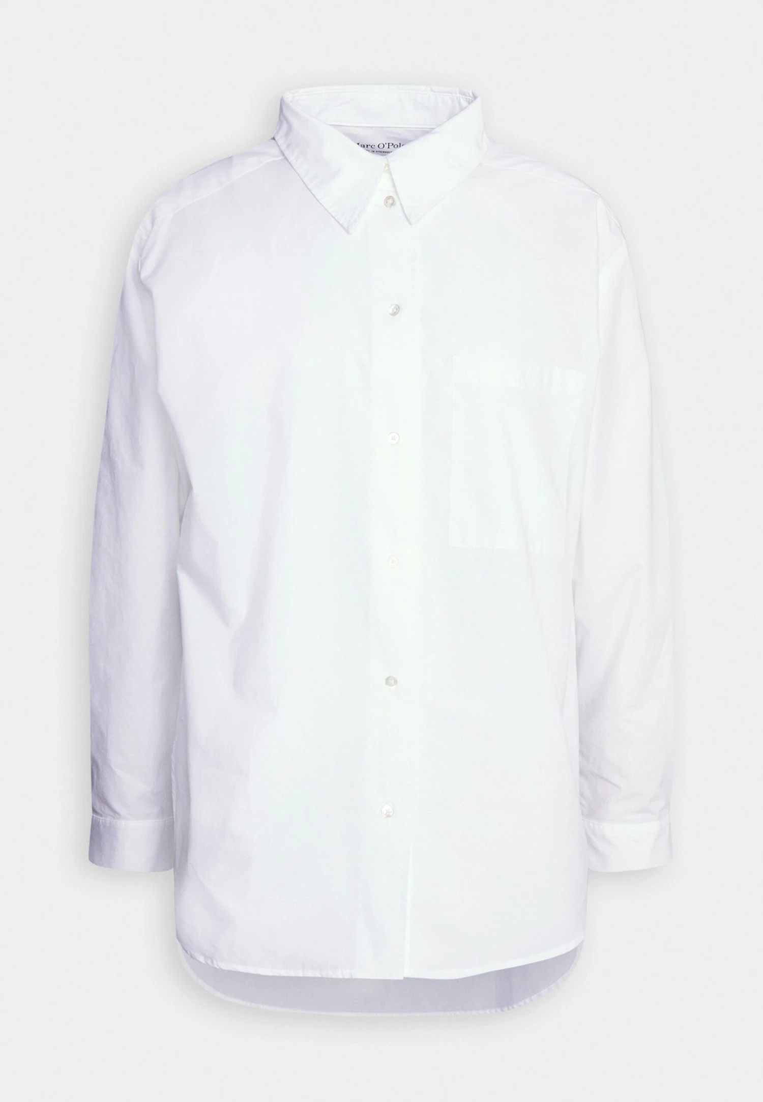 Marc O'Polo Long Sleeve Collar Patched Pocket - Overhemdblouse - White 6 Marc O'Polo Long Sleeve Collar Patched Pocket - Overhemdblouse - White - Afbeelding 4