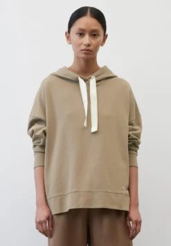 Marc O'Polo Mit Seitennaht-Schlitzen - Hoodie - Dusty Earth