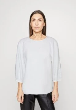 Marc O'Polo Blouse Short Puffy Sleeve Flared Shape Dividing Seams - Blouse - White