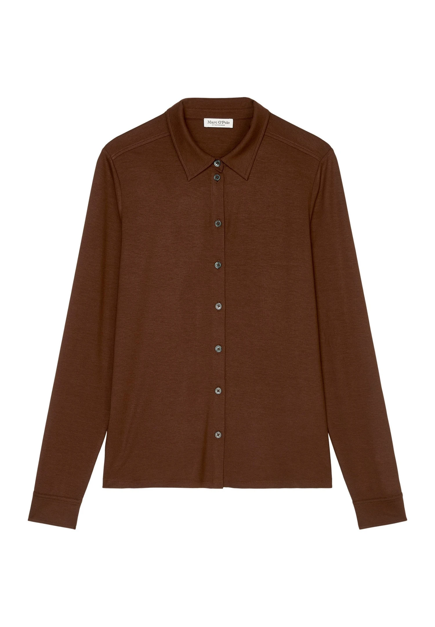 Marc O'Polo Long Sleeve - Overhemdblouse - Crimson Brown 7 Marc O'Polo Long Sleeve - Overhemdblouse - Crimson Brown - Afbeelding 5