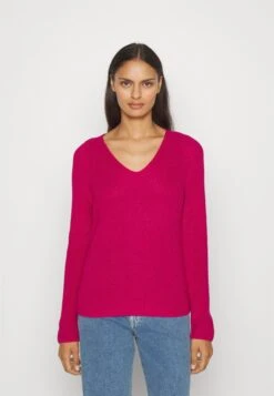 Marc O'Polo Longsleeve V Neck - Trui - Vibrant Pink -Marc O'Polo 0ff37ed51f114b61a681cac2b83366f9