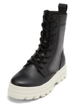 Marc O'Polo Enkellaarsjes Met Plateauzool - Black -Marc O'Polo 113f77626aa5418892cba9a992610e4d