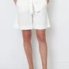 Marc O'Polo Mit Gürtel- Shorts - White -Marc O'Polo 1281c4ae51bb4870886be8a507a8a8cc