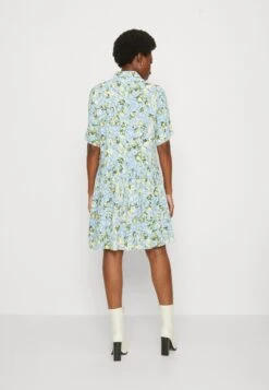 Marc O'Polo DENIM Dress Short Sleeve Half Button Placket Collar - Blousejurk - Multi/Soft Sky Blue 10 Marc O'Polo DENIM Dress Short Sleeve Half Button Placket Collar - Blousejurk - Multi/Soft Sky Blue -Marc O'Polo 135c784491284ccd88af0a8a92f93657
