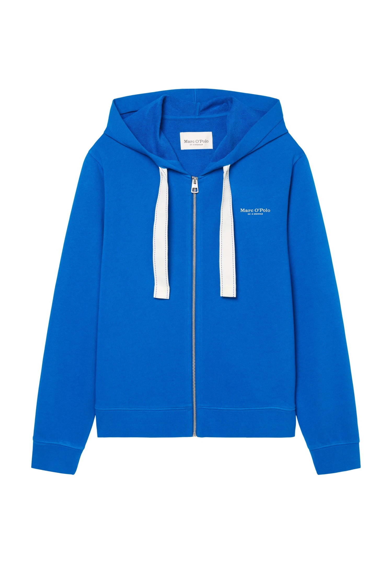 Marc O'Polo Sweater Met Rits - Vibrant Blue 3 Marc O'Polo Sweater Met Rits - Vibrant Blue