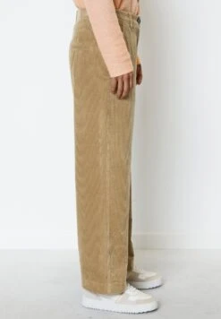 Marc O'Polo Wide Leg Cropped Length Welt Pocket - Broek - Stone Hearth -Marc O'Polo 15022dd5e6a64b98a23a0b78f68c237d