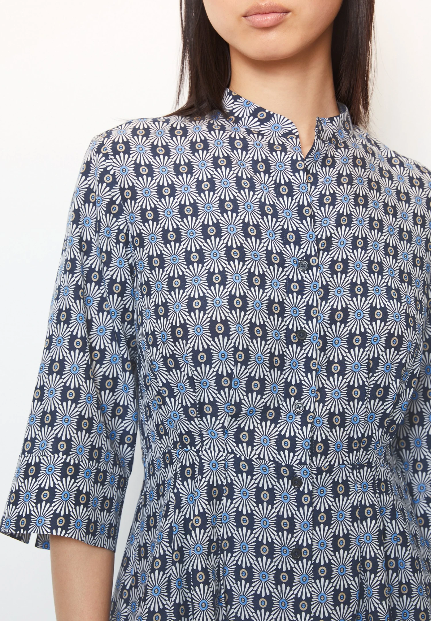 Marc O'Polo Kurzes Mit Silky Touch Aus Softem - Blousejurk - Multi 6 Marc O'Polo Kurzes Mit Silky Touch Aus Softem - Blousejurk - Multi - Afbeelding 4