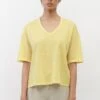 Marc O'Polo Aus Hanf Qualität - T-Shirt Print - Lemon Curry -Marc O'Polo 15eb71474b20491a8feffa5fb35bd9cb
