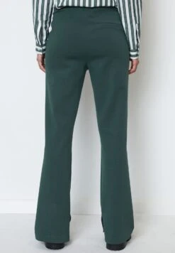 Marc O'Polo Mit Geschlitztem Saum Regular Aus Interl - Broek - Night Pine -Marc O'Polo 1608ff8aa78c498dbb72275b7b091b33