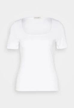Marc O'Polo Short Sleeve Carree Neckline - T-Shirt Basic - White -Marc O'Polo 1714b8ea430b4640a2061c2f1b9a3964