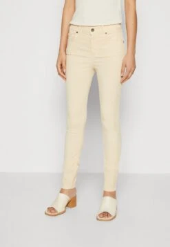 Marc O'Polo 5 Pocket High Waist Skinny Fit Regular Length - Broek - Natural Sand
