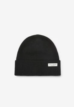 Marc O'Polo Ribbed Fold Up - Muts - Black -Marc O'Polo 1857a577ce1f4cdcbdb3ec2af8b1a84b