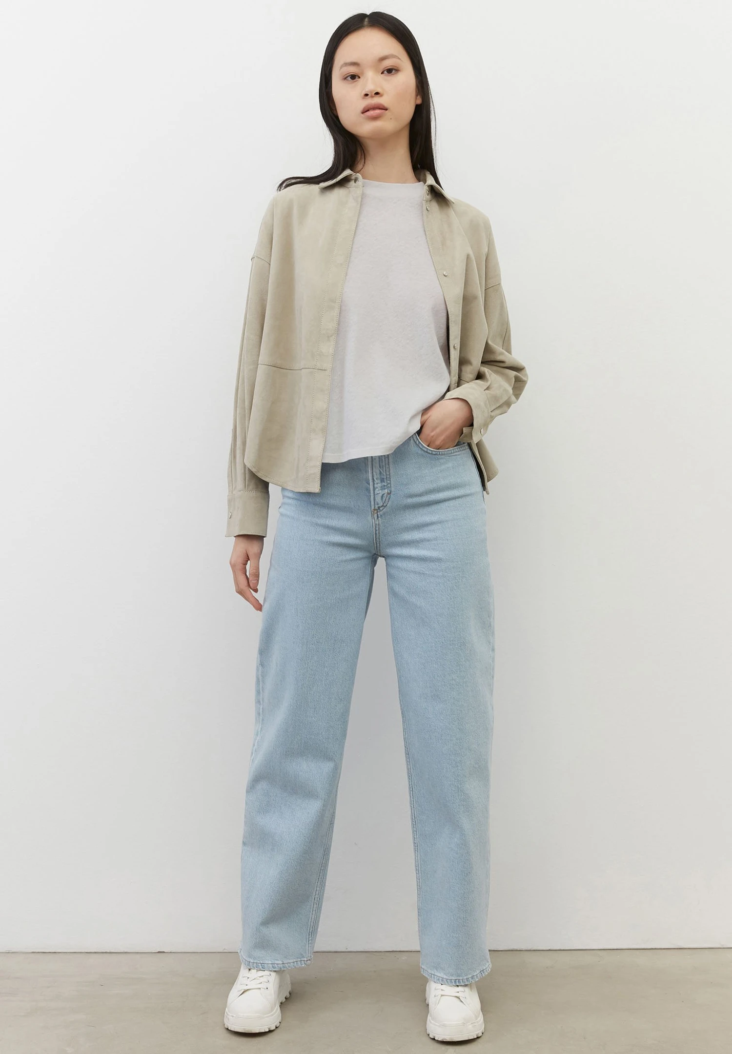 Marc O'Polo T-Shirt Basic - White 6 Marc O'Polo T-Shirt Basic - White - Afbeelding 4