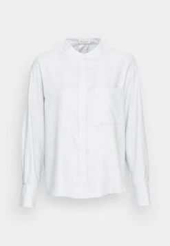 Marc O'Polo Blouse Long Sleeve Stand Up Collar Button Placket - Blouse - Morning Dew -Marc O'Polo 1c48f3d20ee0444fa5921f61c3c07069