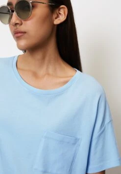 Marc O'Polo DENIM Loose Aus Softem - T-Shirt Basic - Sea Holly -Marc O'Polo 1c4c3aef68034e9ab08e41581d85a1c8
