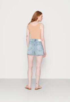 Marc O'Polo DENIM High Waist Slight A-Shaped Fit Mini Length Open - Jeansshort - Multi/Tinted Cobalt Blue -Marc O'Polo 1d293e04453e4b12aa3a8a3577498fd6