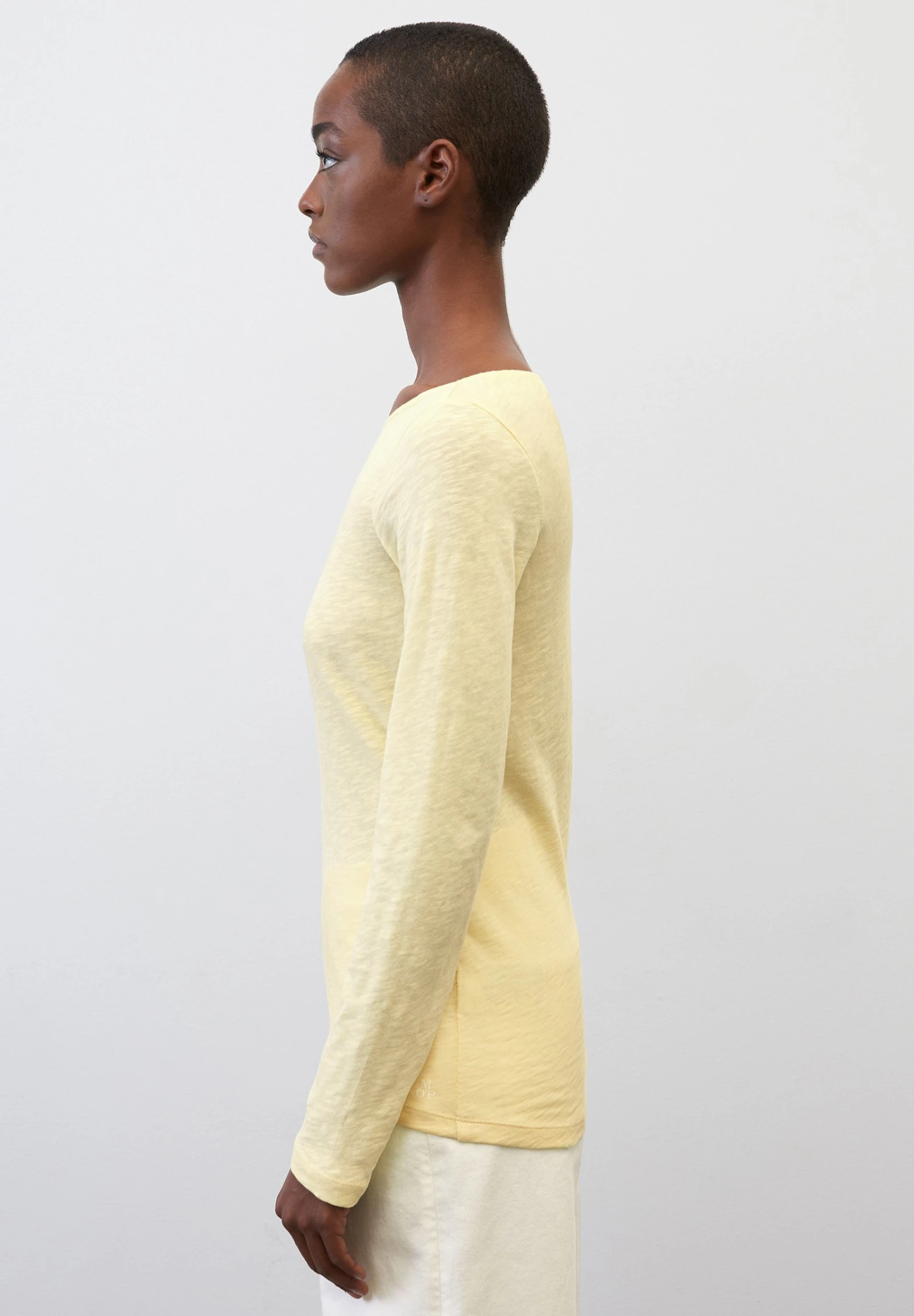 Marc O'Polo Long Sleeve Boat Neck - Longsleeve - Pale Sunflower 6 Marc O'Polo Long Sleeve Boat Neck - Longsleeve - Pale Sunflower - Afbeelding 4