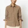 Marc O'Polo Langarm - Overhemdblouse - Brown Sugar