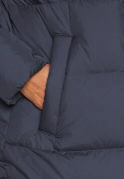 Marc O'Polo Coat Filled Fixed Hood Welt Pockets Side Slits With Press Buttons - Donsjas - Deep Blue Sea -Marc O'Polo 20a7aa97587845b3991fbff790d22ec4