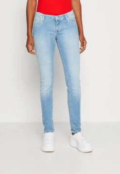 Marc O'Polo DENIM Trouser Low Waist Regular Length - Jeans Skinny Fit - Multi/Light Cobalt Blue