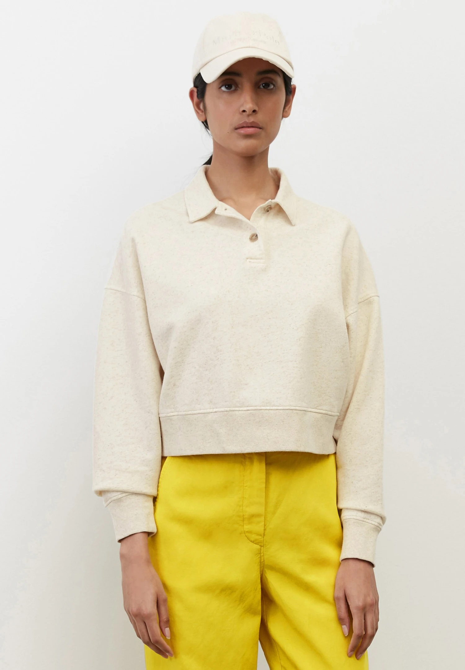 Marc O'Polo Sweater - White Cotton 3 Marc O'Polo Sweater - White Cotton