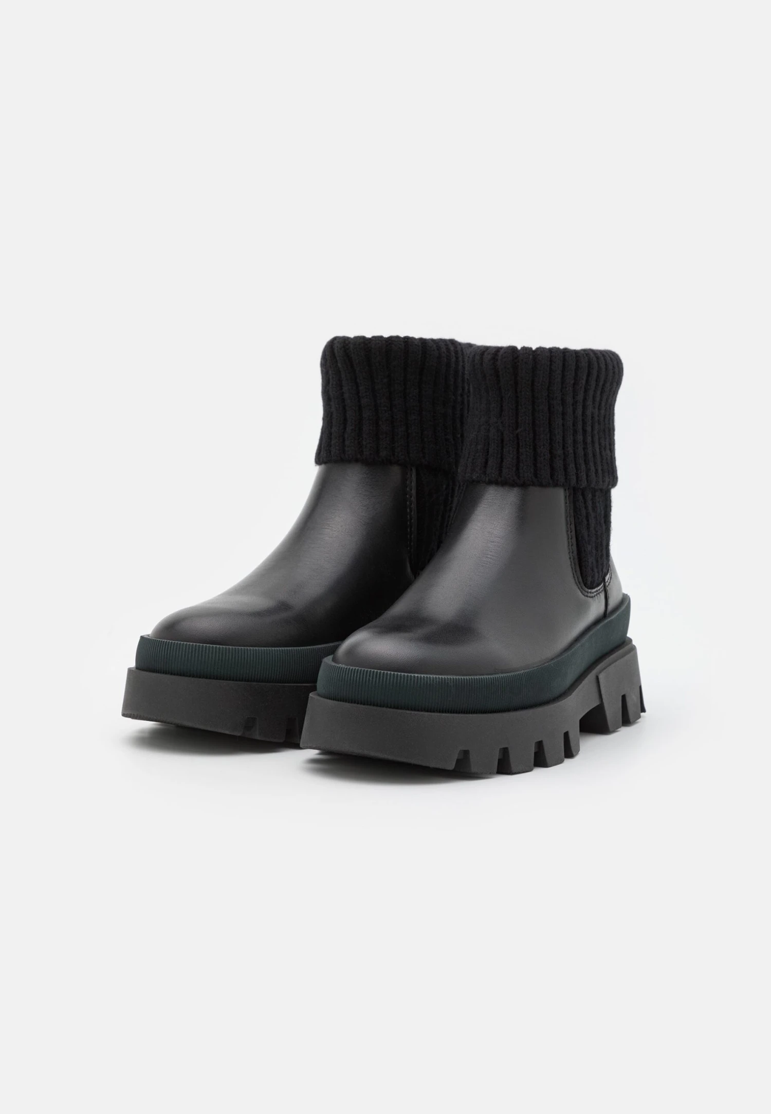 Marc O'Polo Petra - Enkellaarsjes Met Plateauzool - Black 5 Marc O'Polo Petra - Enkellaarsjes Met Plateauzool - Black - Afbeelding 3