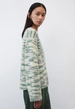 Marc O'Polo Longsleeve Round Neck Space- Trui - Multi/Lake Green -Marc O'Polo 21e080bee90a490db5e2a7e30a1d7816