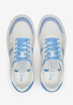 Marc O'Polo Court Aus Hochwertigem- Sneakers Laag - Offwhite Light Blue -Marc O'Polo 2264fe1834a04f168102058a5dcebcb8