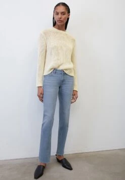 Marc O'Polo Modell Alby Aus Stretch - Straight Leg Jeans - Mid Blue Wash -Marc O'Polo 2311c66c5d8f4a41a00751c541738083