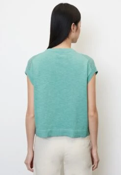 Marc O'Polo Ajour-Aus - T-Shirt Basic - Sea Blue -Marc O'Polo 235749394cbb4514aa44ba86bb41217f