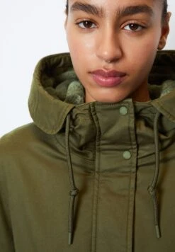 Marc O'Polo DENIM Organic Padded Zipper Hood With - Winterjas - Slate Green -Marc O'Polo 27829c12e5314793ac61f705217c823d