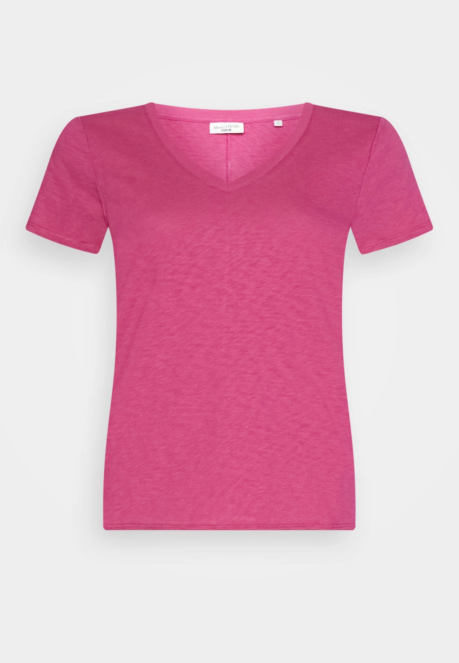Marc O'Polo DENIM Short Sleeve V-Neck Regualr Fit - T-Shirt Basic - Fresh Fuschia 3 Marc O'Polo DENIM Short Sleeve V-Neck Regualr Fit - T-Shirt Basic - Fresh Fuschia