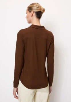 Marc O'Polo Long Sleeve - Overhemdblouse - Crimson Brown 10 Marc O'Polo Long Sleeve - Overhemdblouse - Crimson Brown -Marc O'Polo 2945f657b5964de4816d2dda442cb805