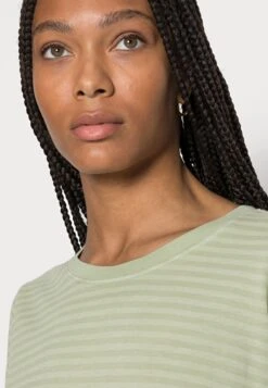 Marc O'Polo Long Sleeve Round Neck Striped - Longsleeve - Multi/Breezy Mint -Marc O'Polo 2c55730de2df4d6382073f7d81346b43