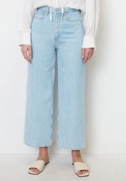 Marc O'Polo Modell Tolva High Waist Im Culotte Stil - Flared Jeans - Island Light Blue Wash