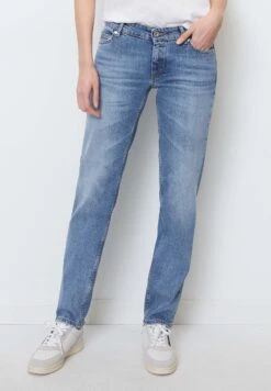 Marc O'Polo Straight Leg Jeans - Sustainable Clean Blue Wash