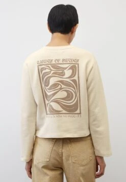 Marc O'Polo Crop Regular Aus - Sweater - Chalky Sand