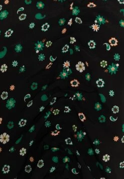 Marc O'Polo DENIM Blouse Short Sleeve Gatheirng Detail - T-Shirt Print - Multi-Coloured/Black -Marc O'Polo 304616b9b7004dbe9fc018de9d4f390b