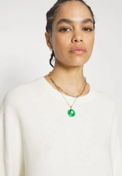 Marc O'Polo Heavy Dress Longsleeve Round Neck - Gebreide Jurk - Creamy White -Marc O'Polo 3165a3cfcbc64c5da67b0f9388f32c6d