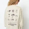 Marc O'Polo DENIM With Wide Sleeves Crewneck Artwork - Sweater - White Blush -Marc O'Polo 38808c7127c4434e8584ab9548b9f8dd