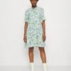 Marc O'Polo DENIM Dress Short Sleeve Half Button Placket Collar - Blousejurk - Multi/Soft Sky Blue -Marc O'Polo 3a6b57d0c55144a28d3124d4925b31f5