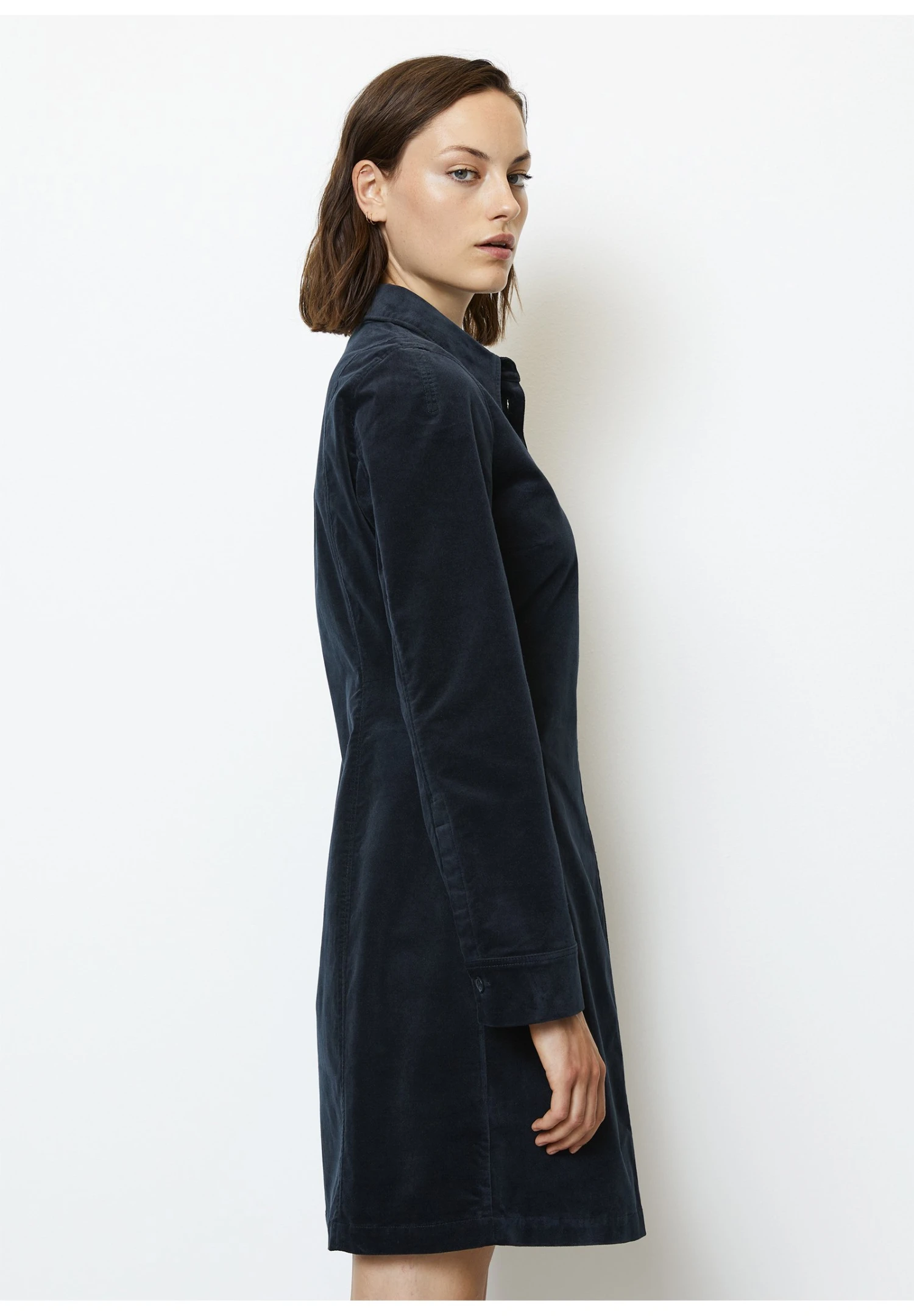 Marc O'Polo KurzesStraight Aus Stretchigem- Blousejurk - Deep Blue Sea 7 Marc O'Polo KurzesStraight Aus Stretchigem- Blousejurk - Deep Blue Sea - Afbeelding 5